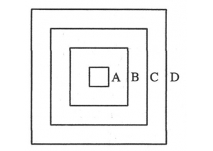 Square set of 4 - 625